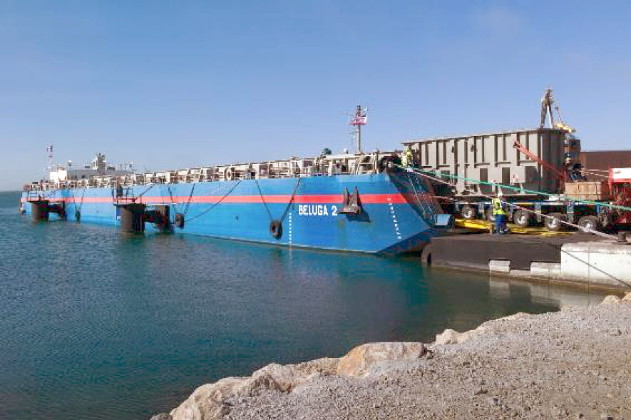 Inauguration de la plus grande rampe roll-on / roll-off française