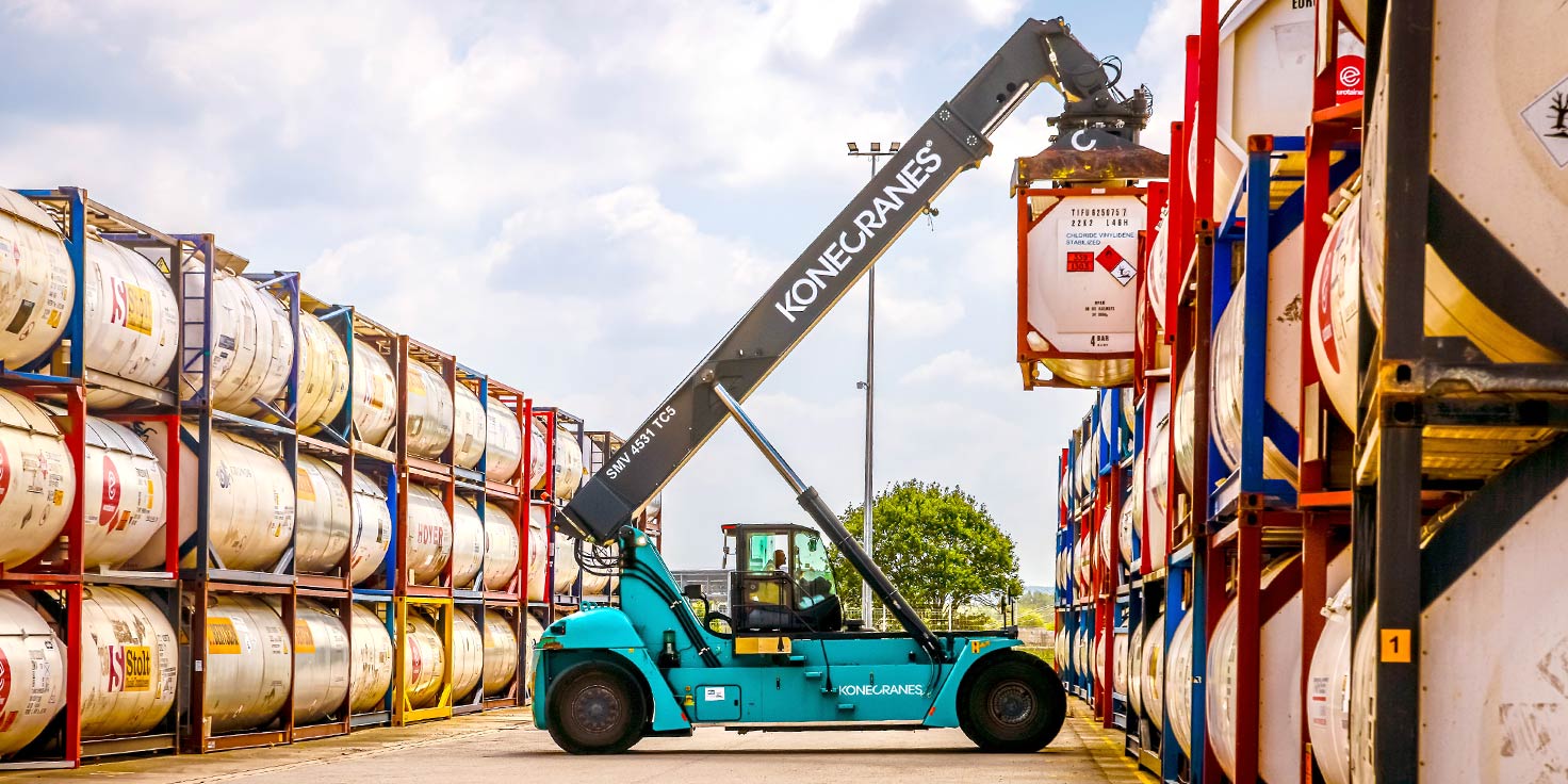 Nizar, multi-skilled forklift operator