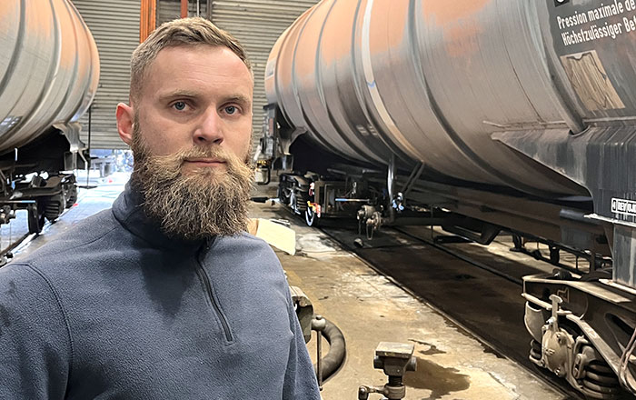 Martin, technicien wagon